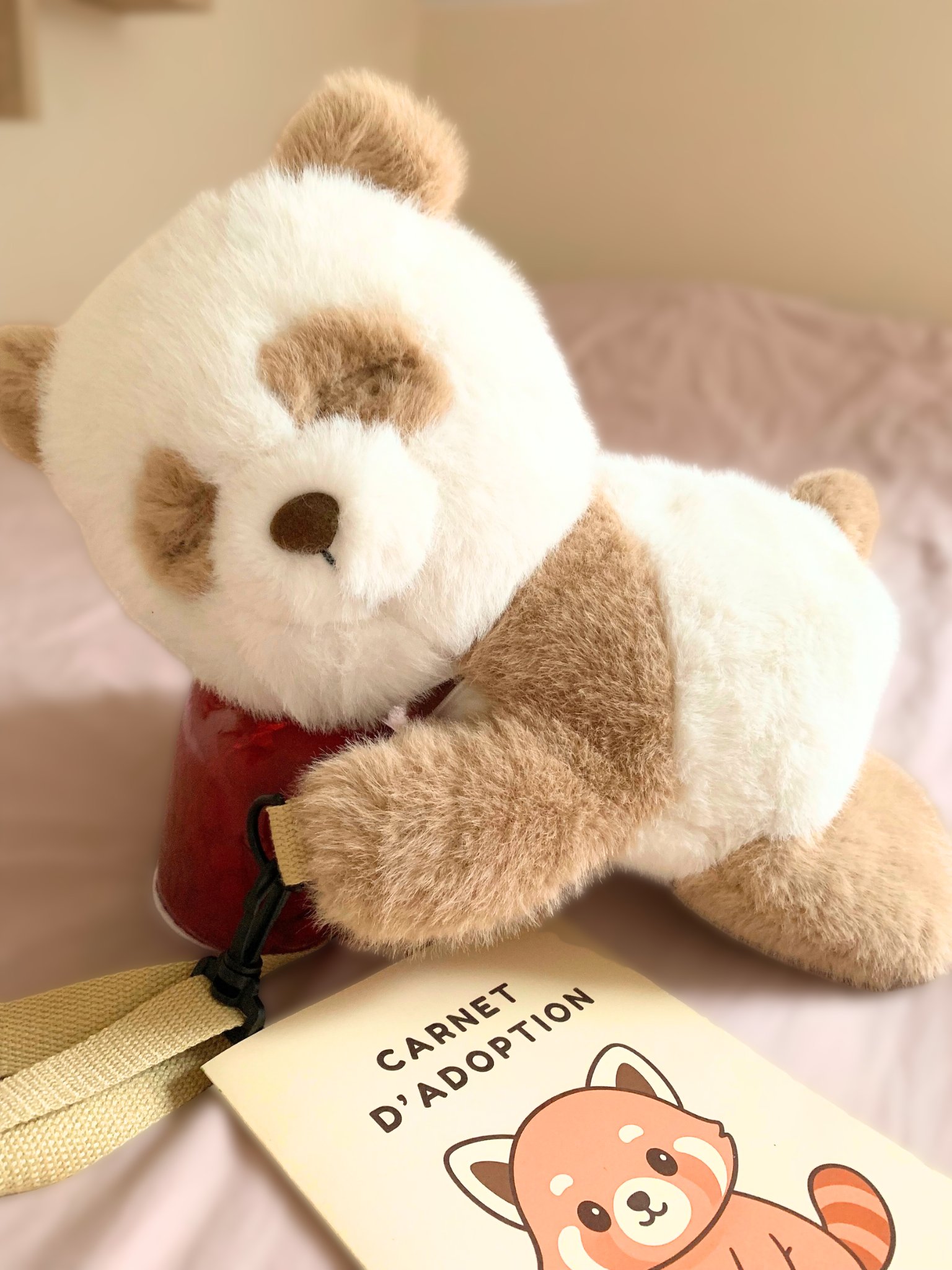 Mon bébé Panda Pandafik interactif ultra doux avec accessoires 